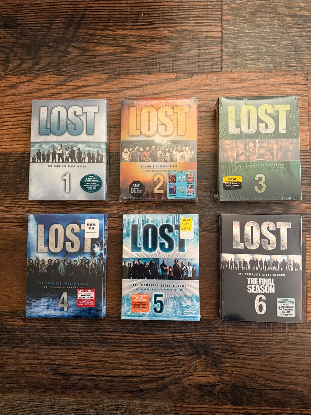Lost Complete Seasons 1-6 DVD Set -All Sealed -Brand New Sealed